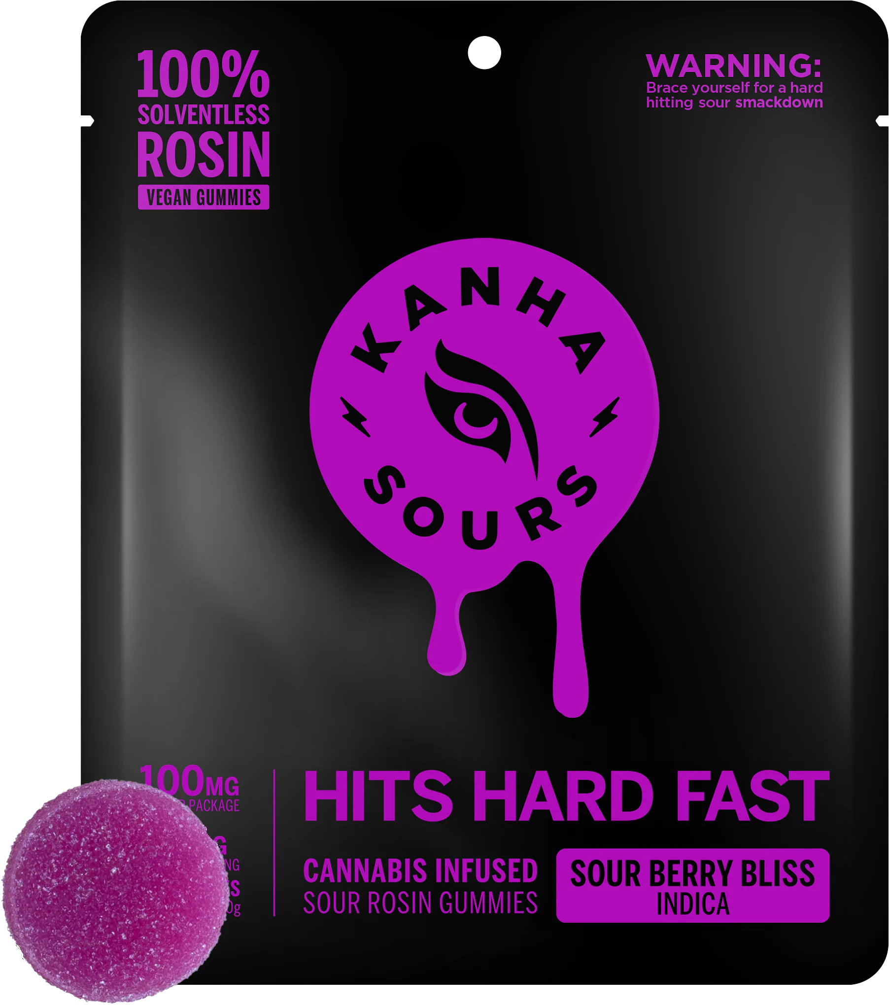 Sour Berry Bliss KANHA product package