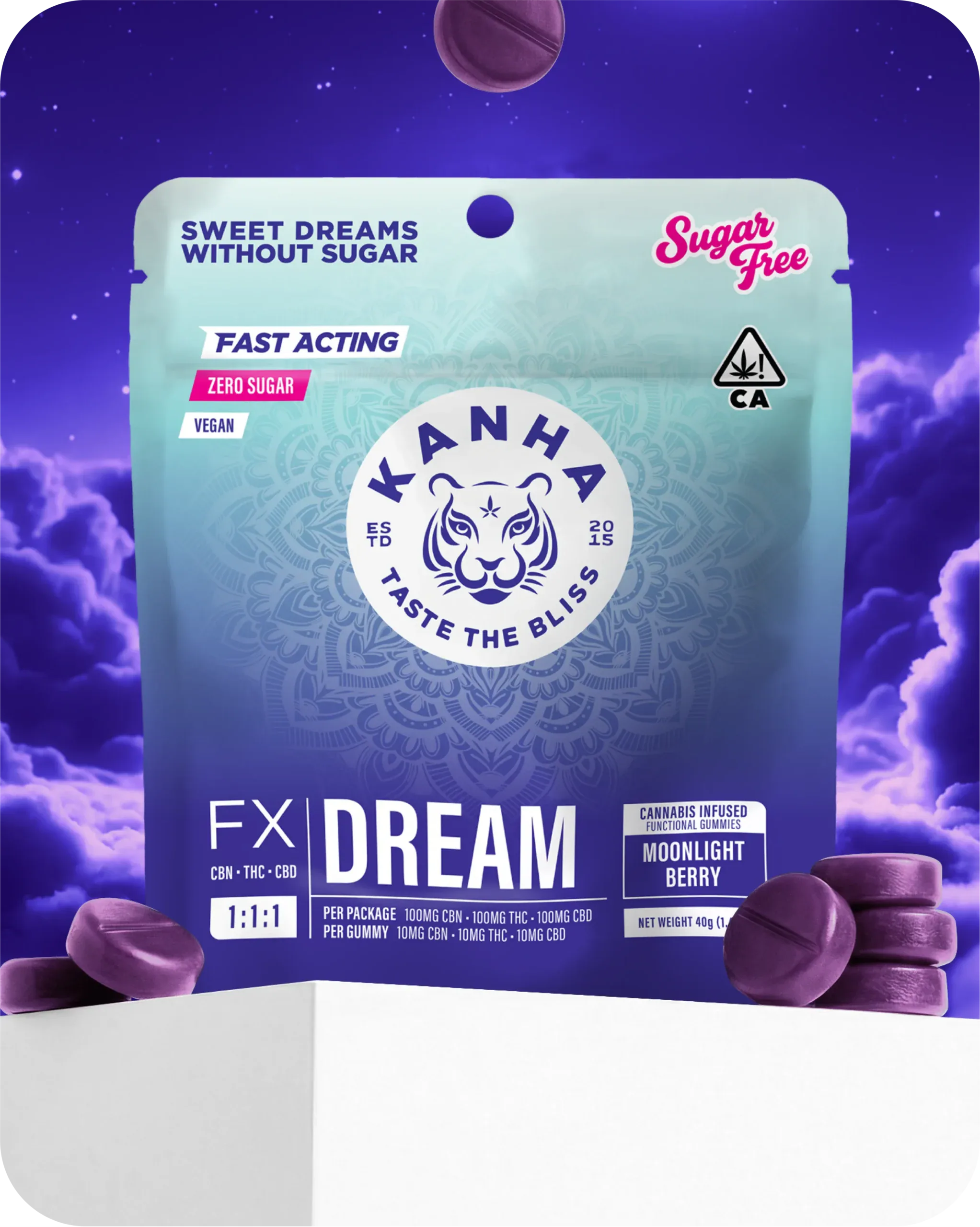 Drift Asleep KANHA gummies