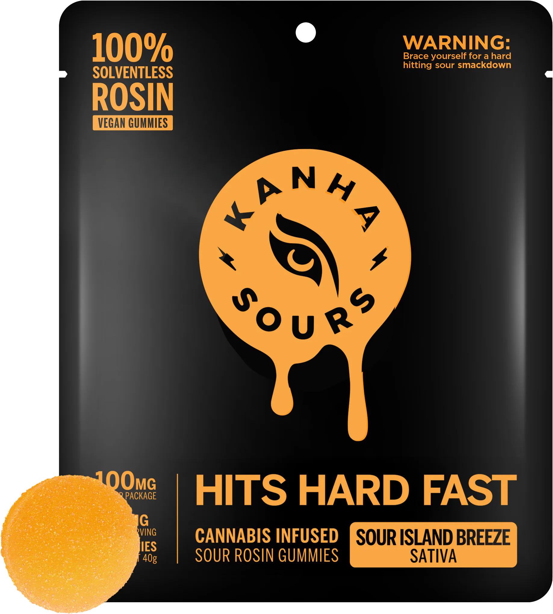 Sour Island Breeze KANHA product package