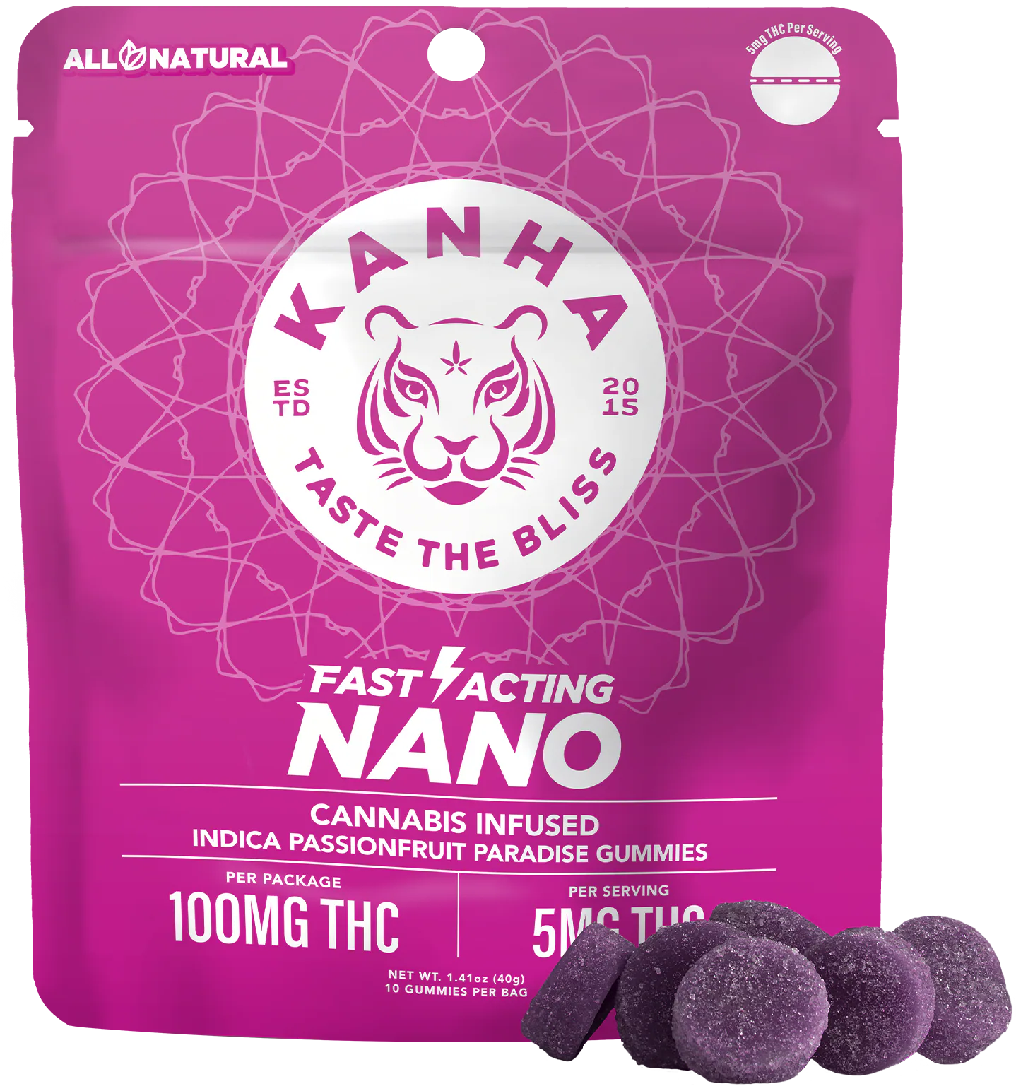 Passionfruit Paradise KANHA product package