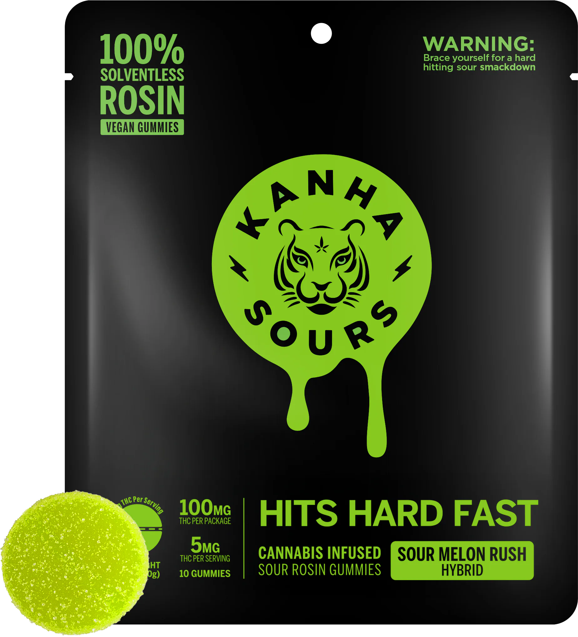 Sour Melon Rush KANHA product package