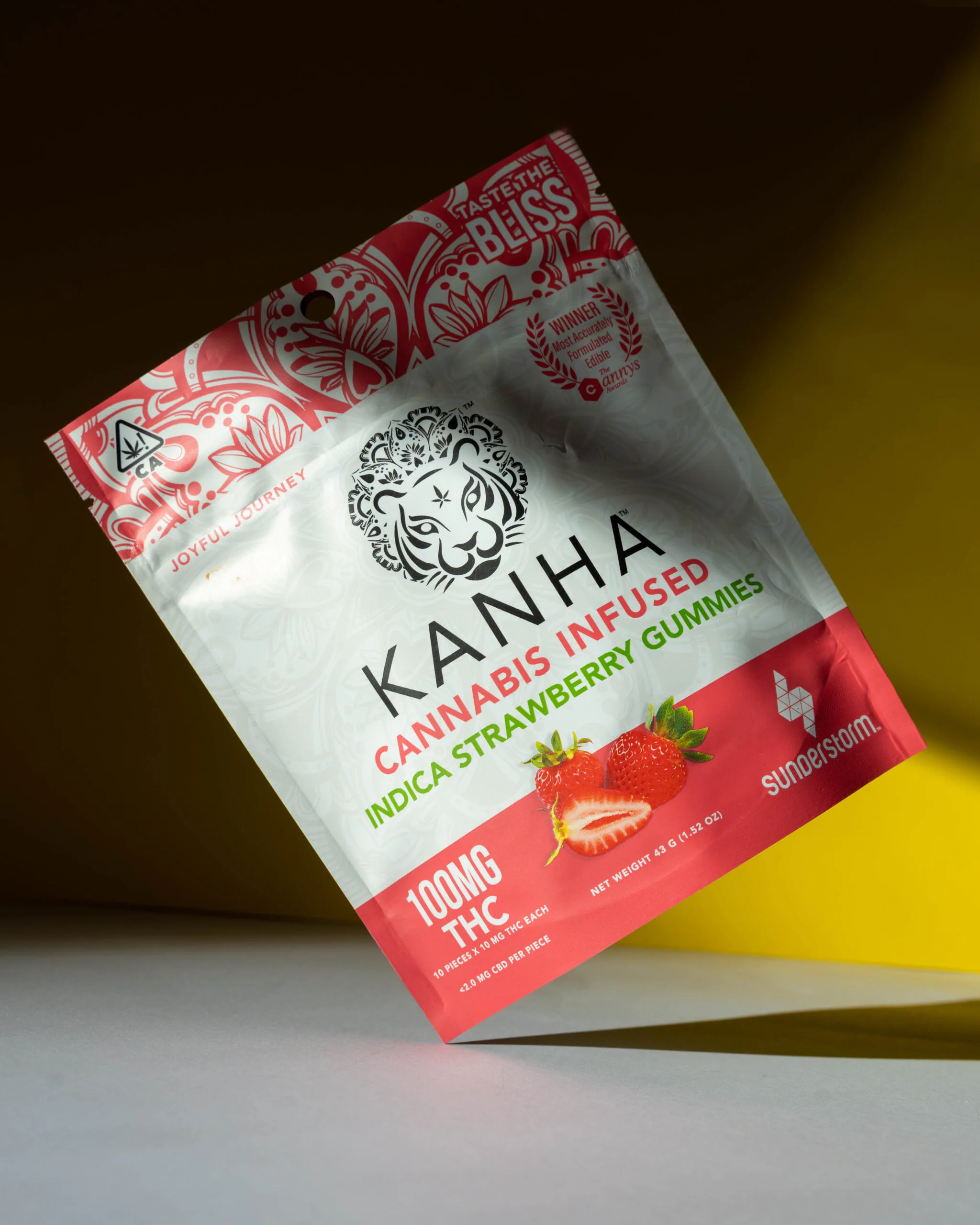 Kanha Strawberry Gummies Bring A Superstorm of Flavor and Relaxation