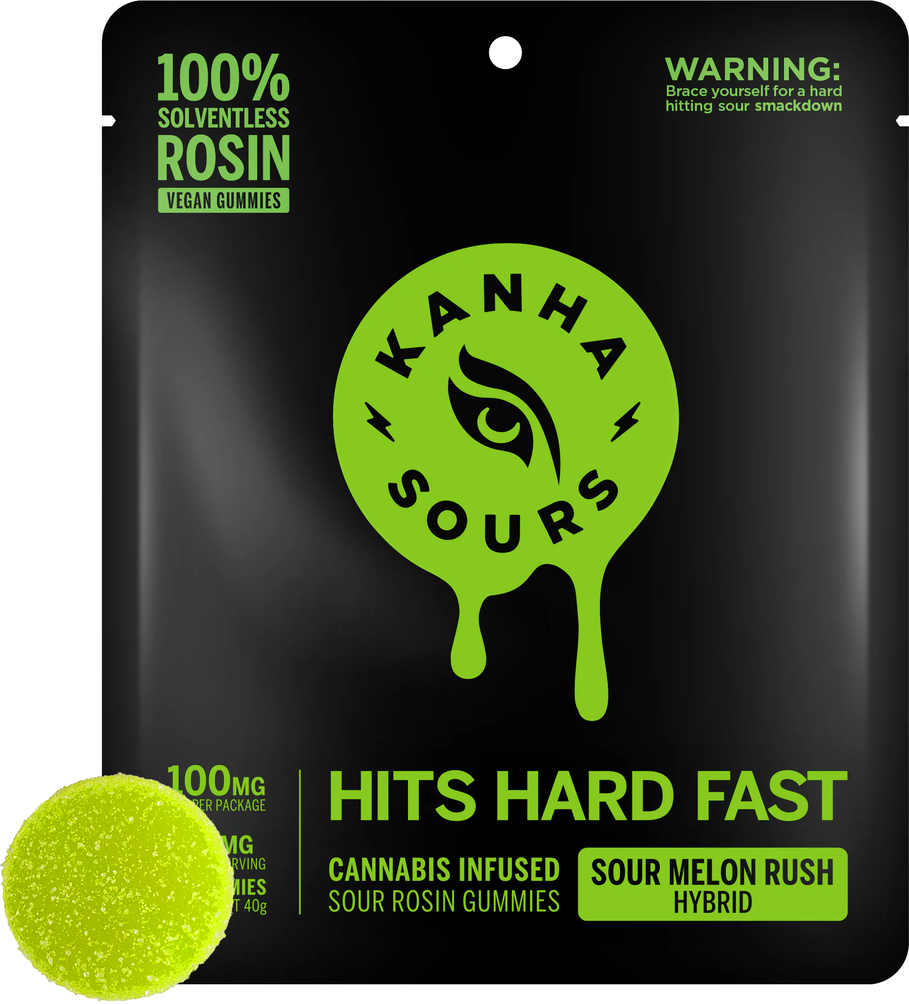 Sour Melon Rush KANHA product package