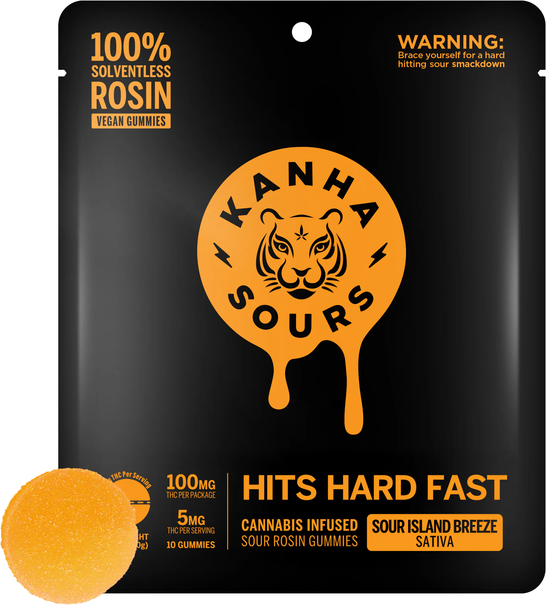 Sour Island Breeze KANHA product package