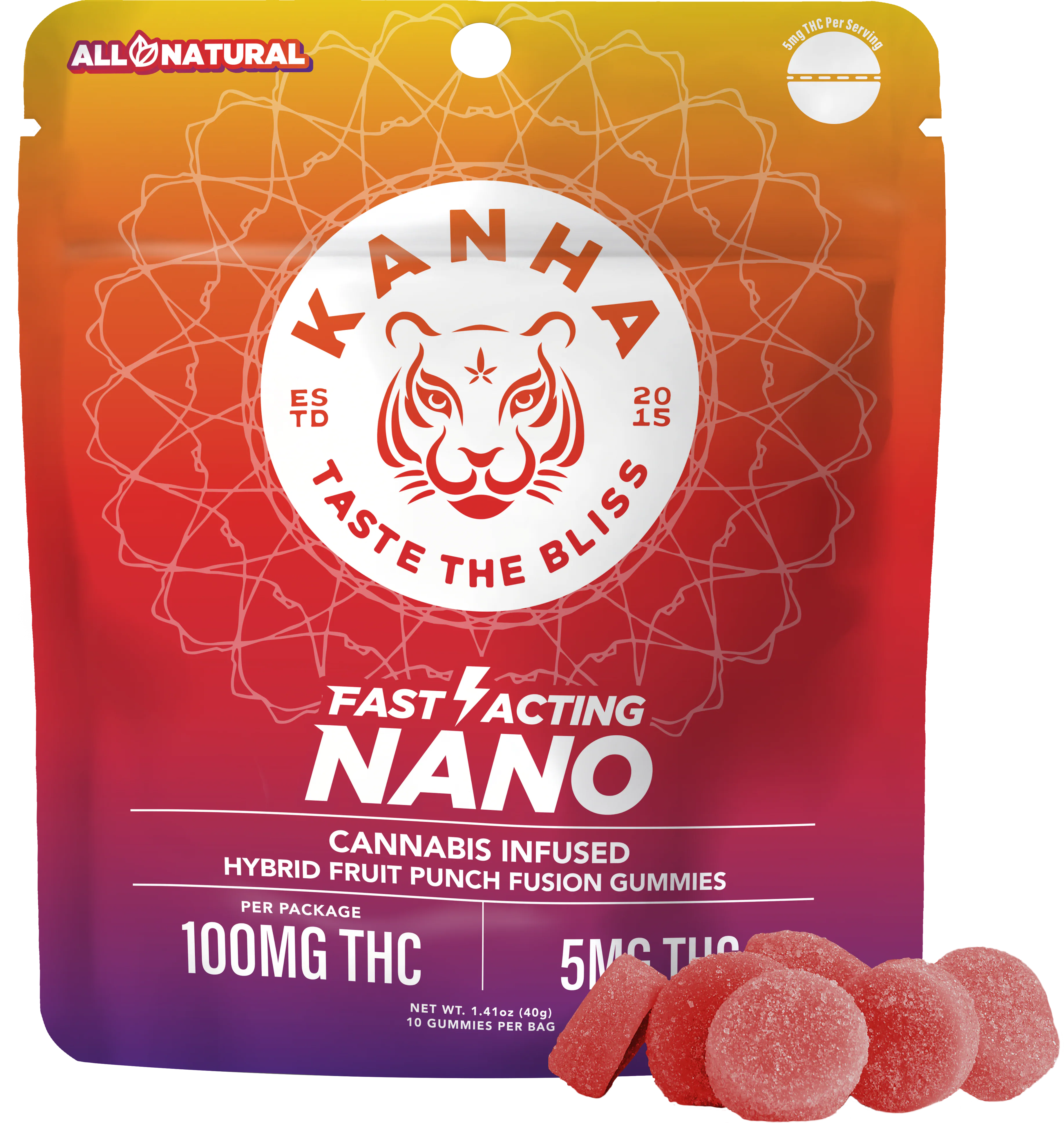 Fruit Punch Fusion KANHA product package