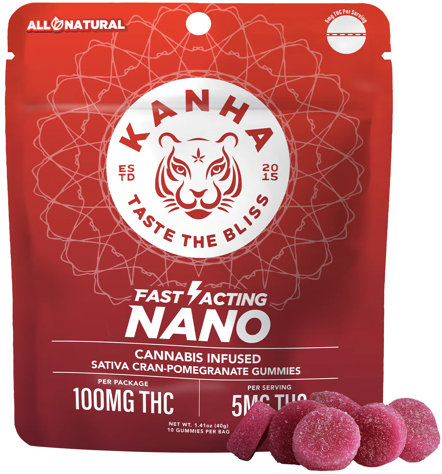 Cran-Pomegranate Punch KANHA product package