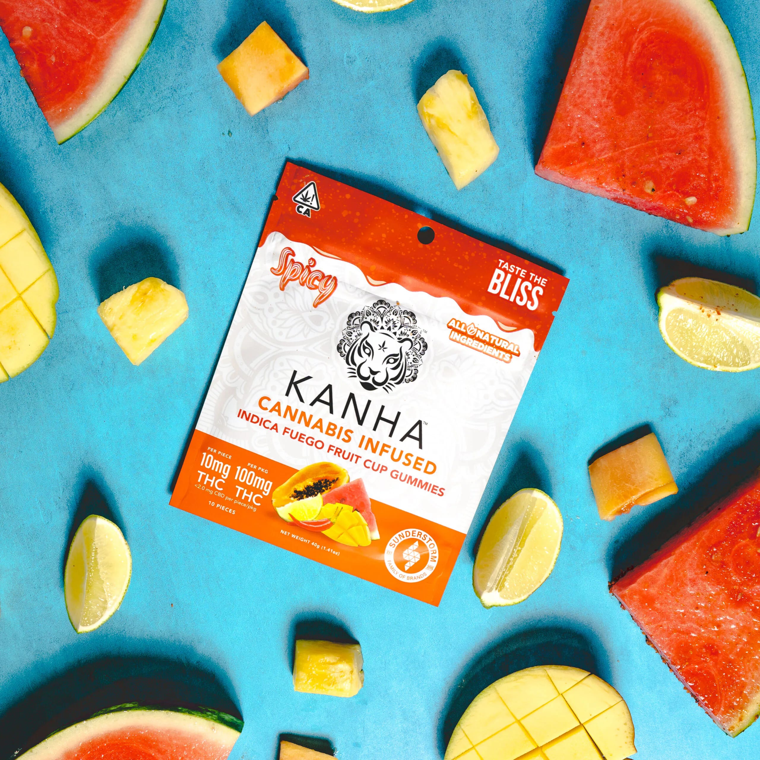 Introducing KANHA’s Spicy New Gummy: Fuego Fruit Cup