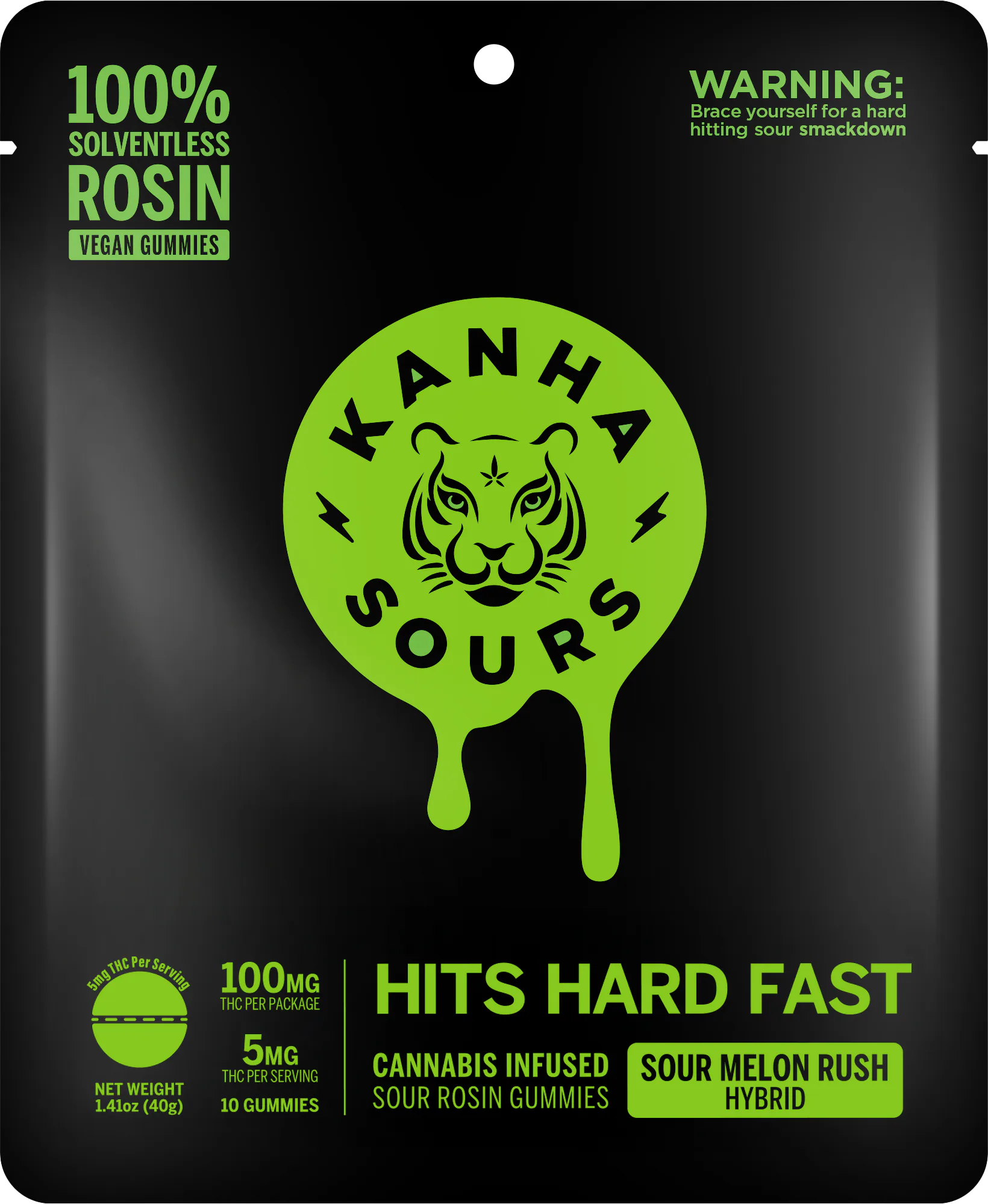 Rosin Sours KANHA product package