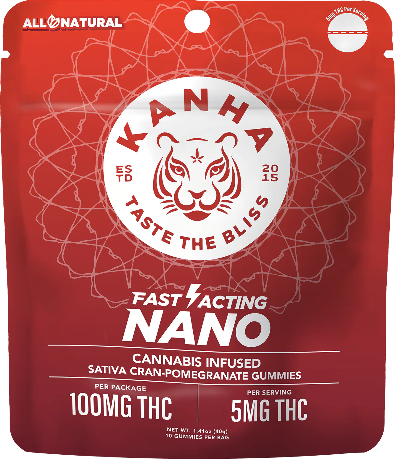 NANO Gummies KANHA product package