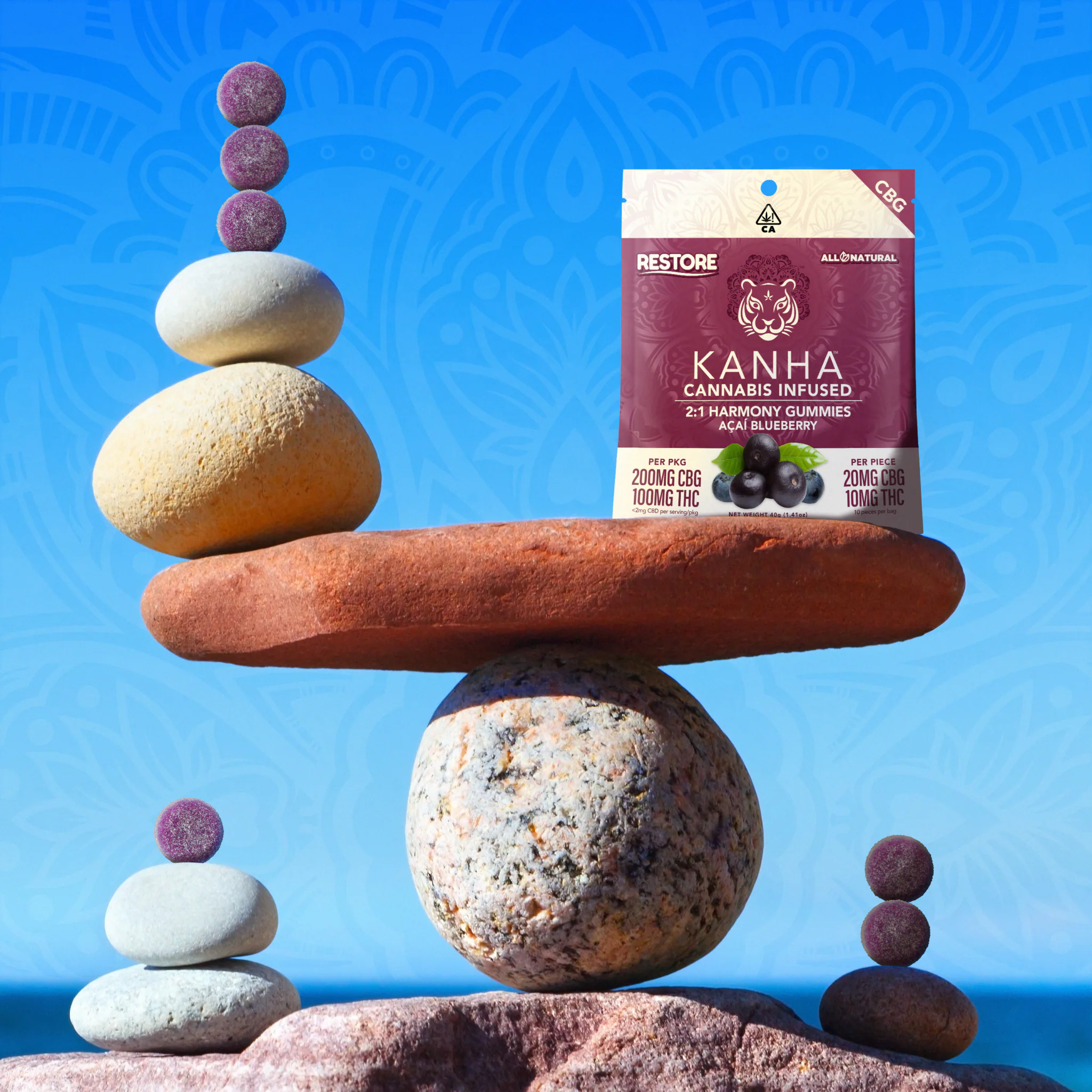 harmony cbg award winning best tasting kanha gummy