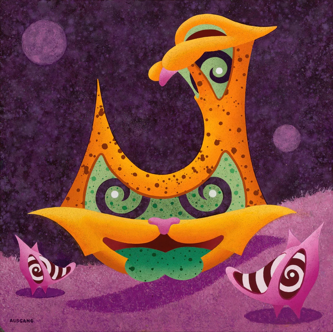 Anthony Ausgang created a painting using inspiration from KANHA sativa gummies. 