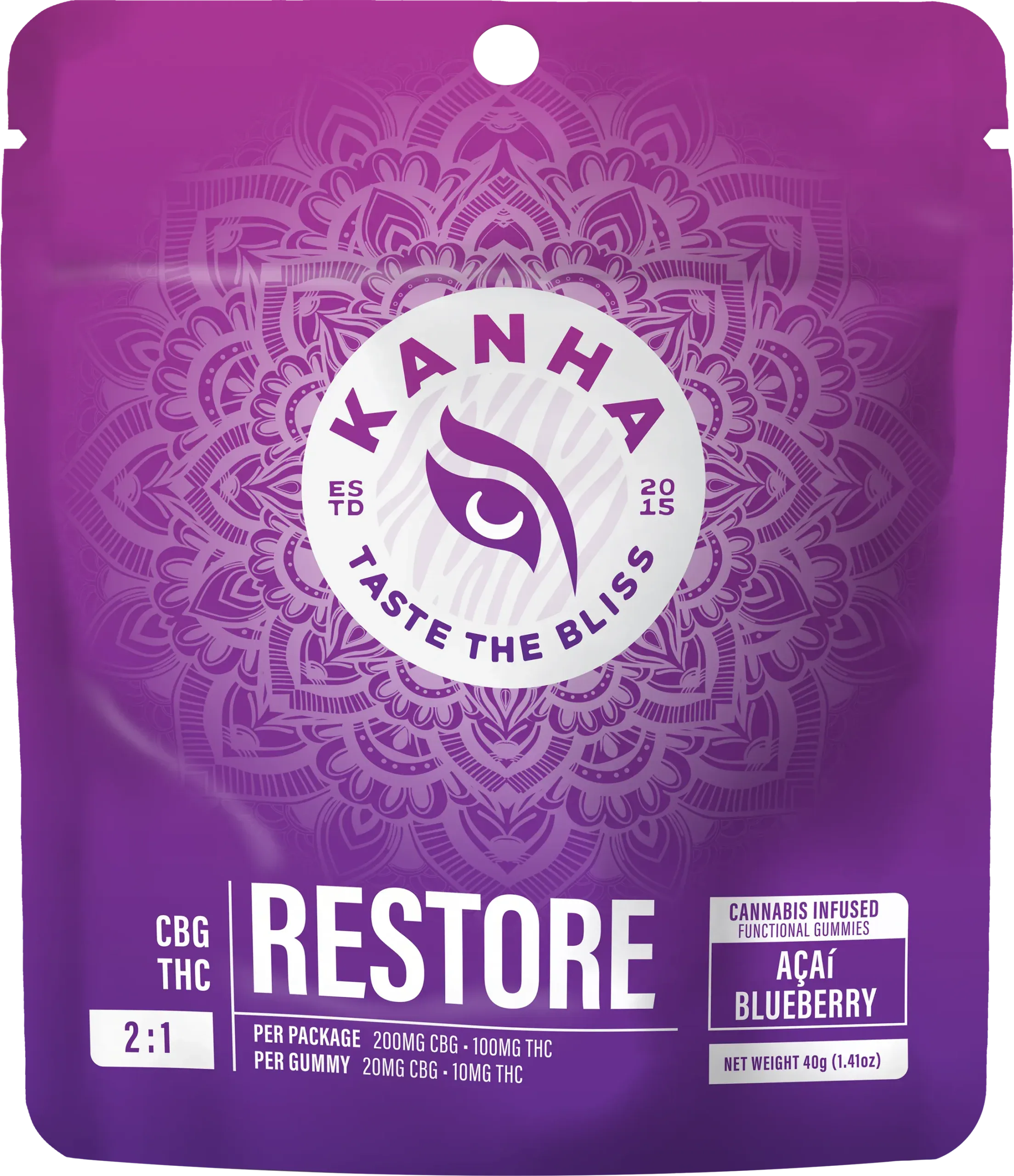 FX Gummies KANHA product package