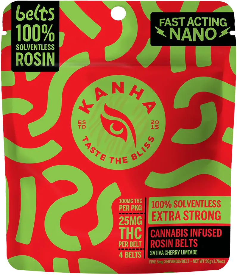 Solventless Belts KANHA product package