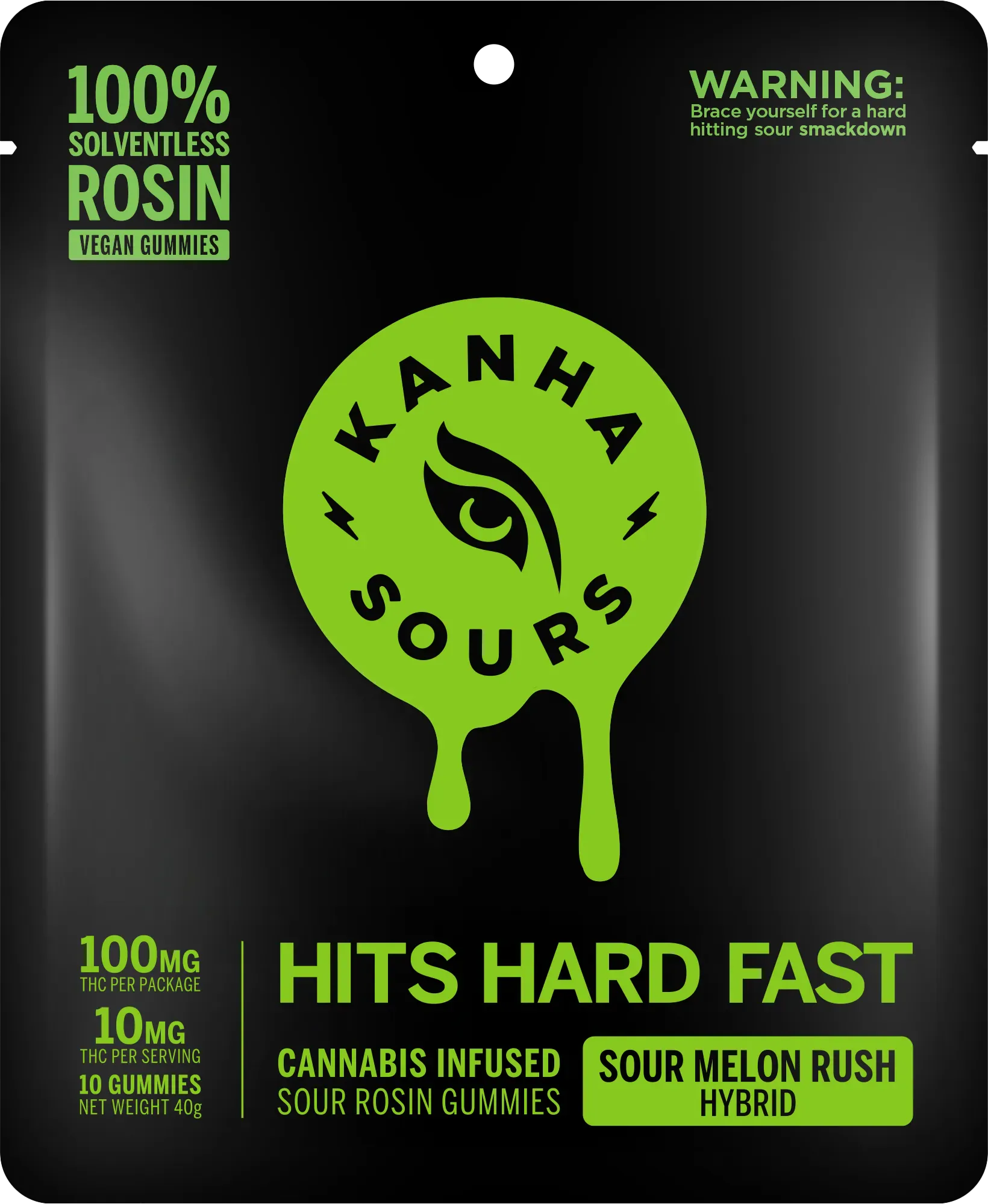 Rosin Sours KANHA product package