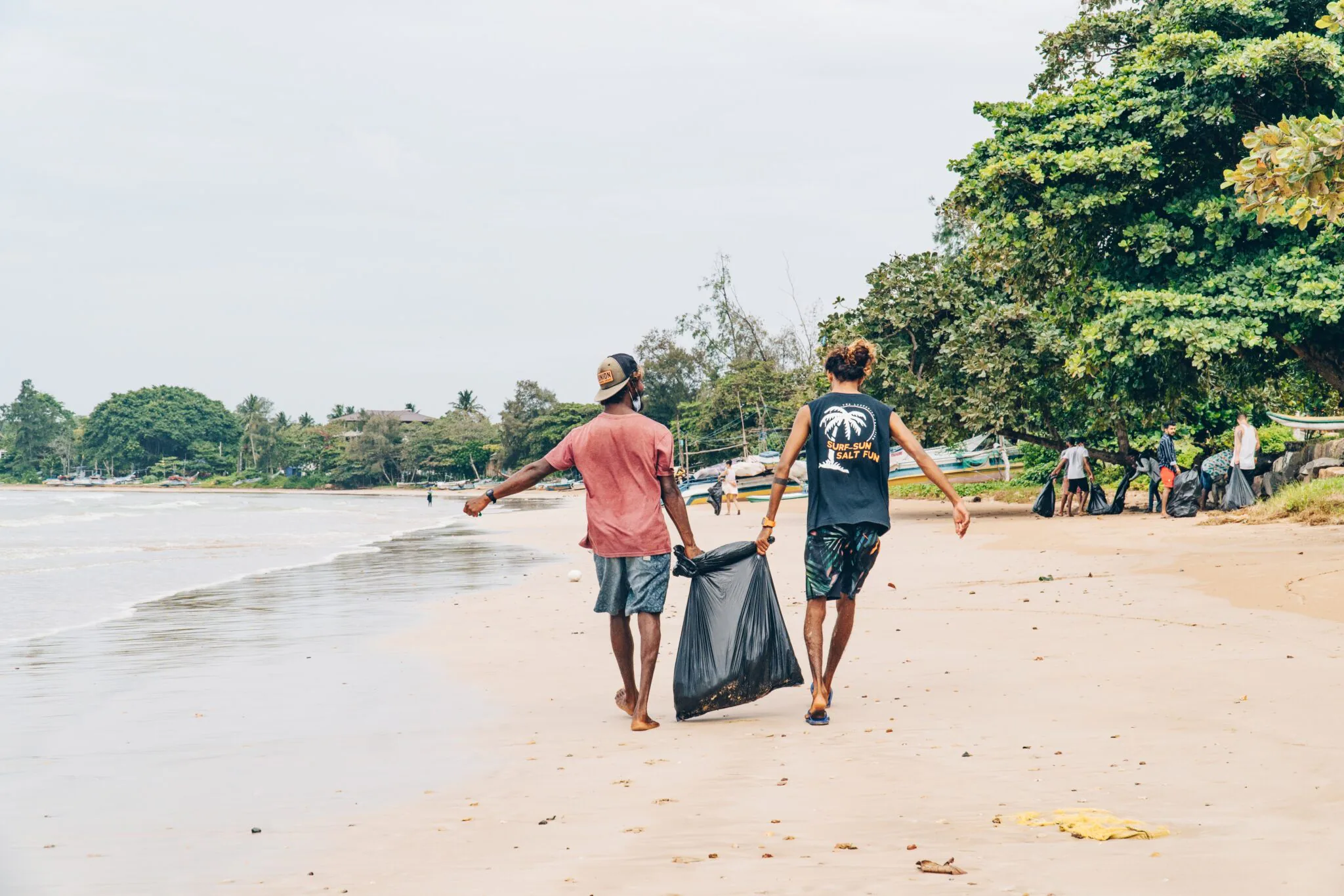beach clean up for 420 environmentally aware with kanha