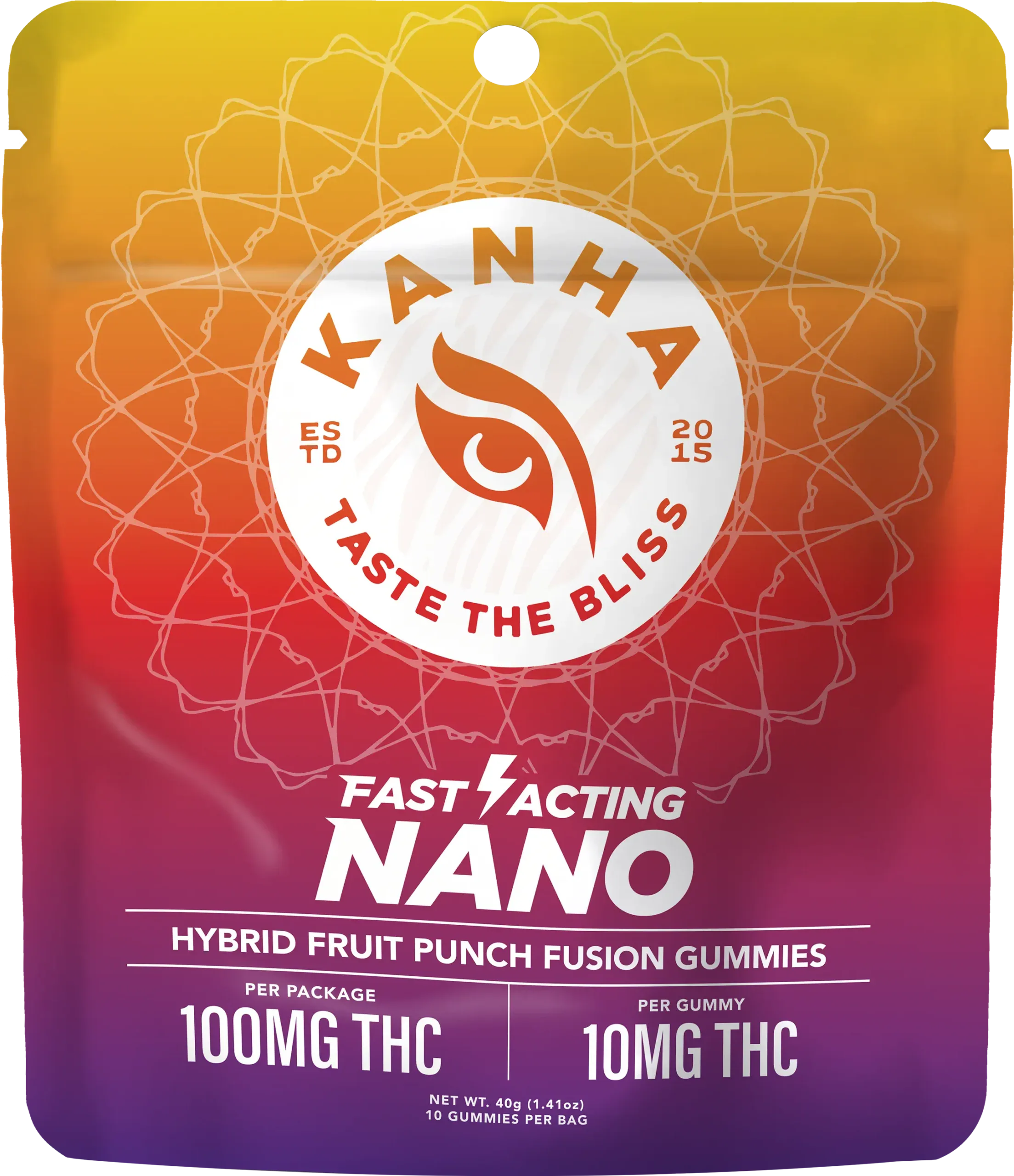 NANO Gummies KANHA product package