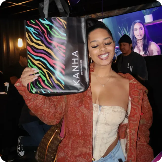 Tiger Society budtender event moment