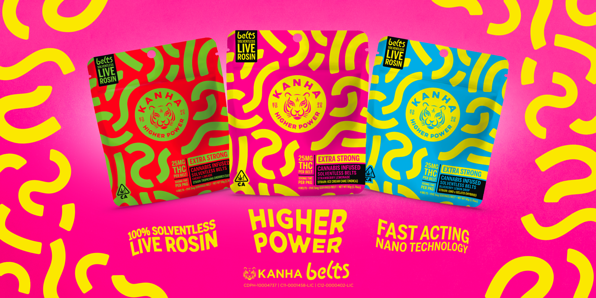 kanha solventless rosin belts